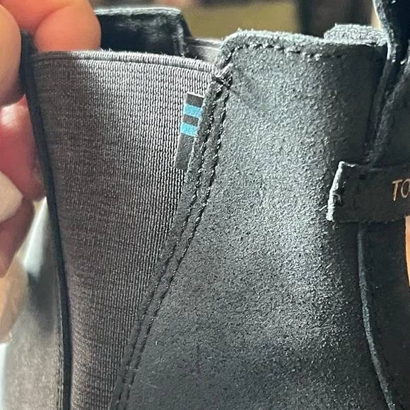 NWOT TOMS Cleo Boots 7.5 black - Picture 10 of 10